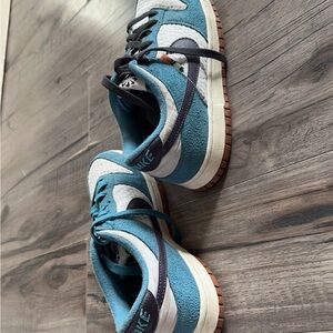 Nike Kids Blue and White Sneakers